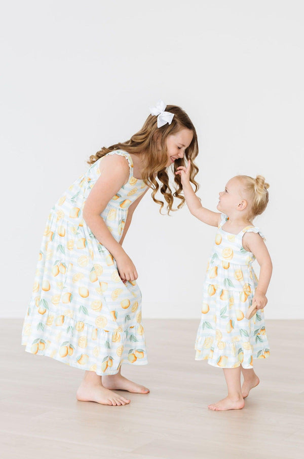 lovely-lemons-ruffle-maxi-dress Mila &  Rose - Sophia's Style-Lovely Lemons Ruffle Maxi Dress-2T--1